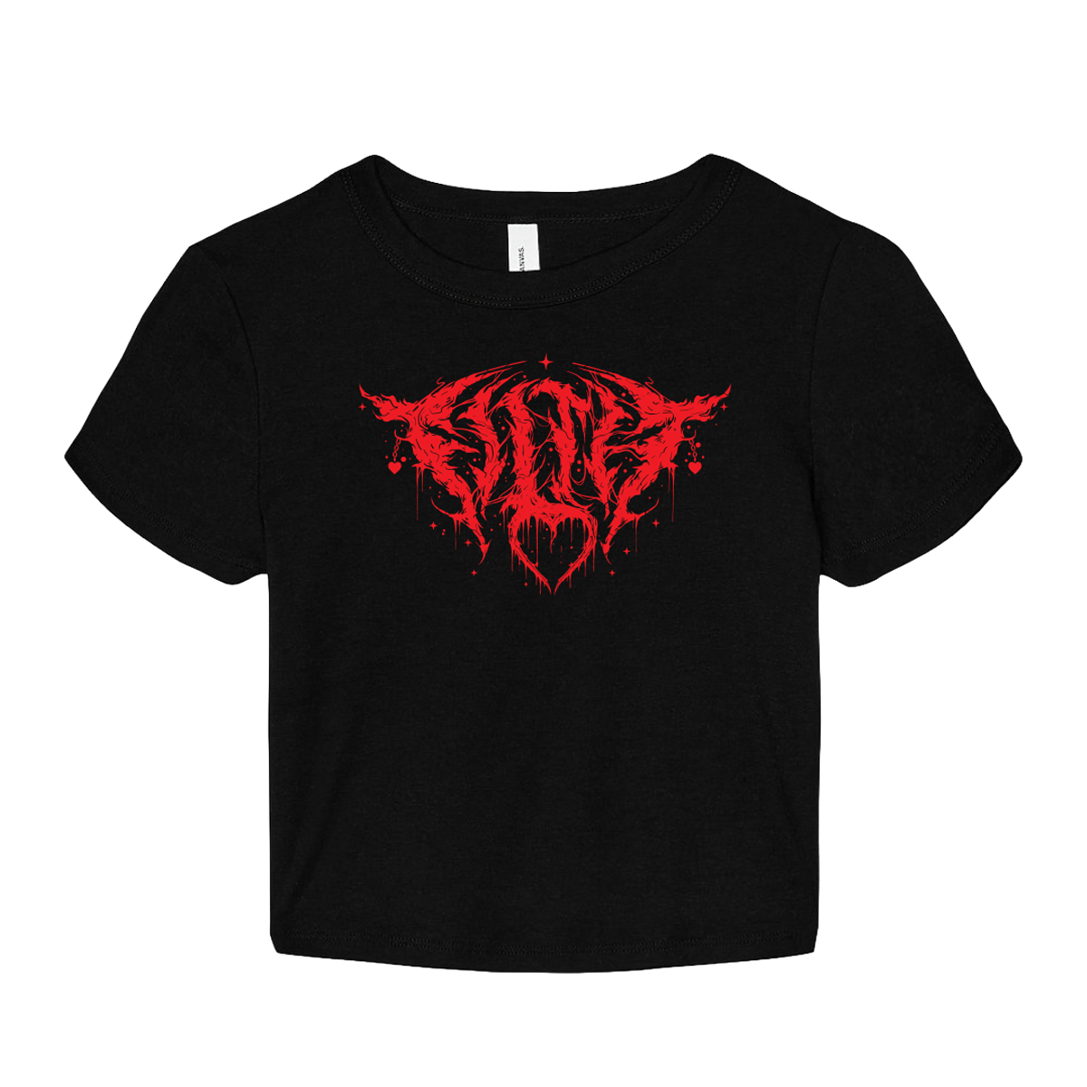 STAY GUTTER • CROP BABY TEE