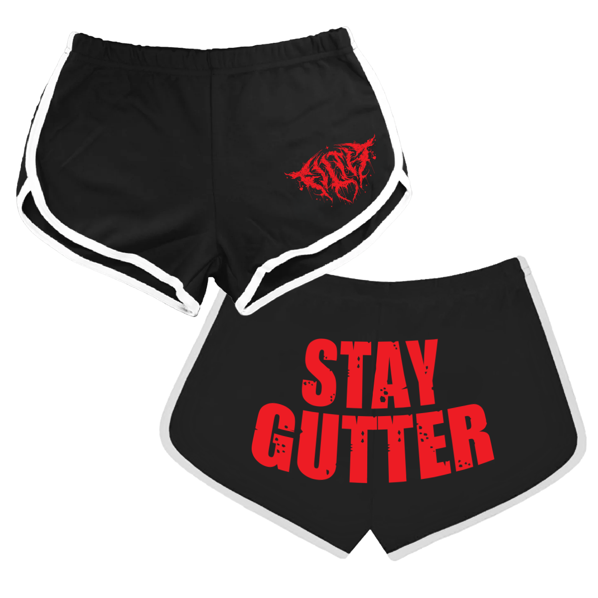 STAY GUTTER • BOOTY SHORTS